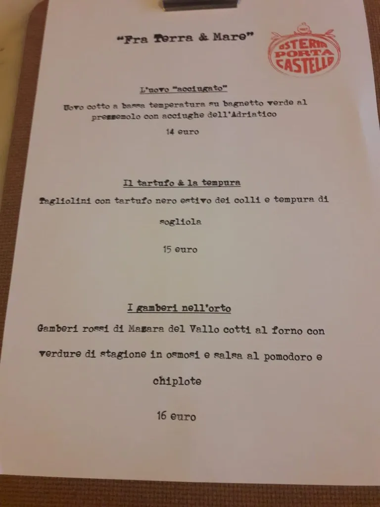 Menu_Osteria Porta Castello_Bazzano_image_1