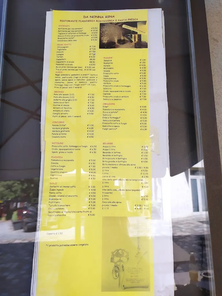 Menü_Da Nonna Rina_Bertinoro_Bild_2