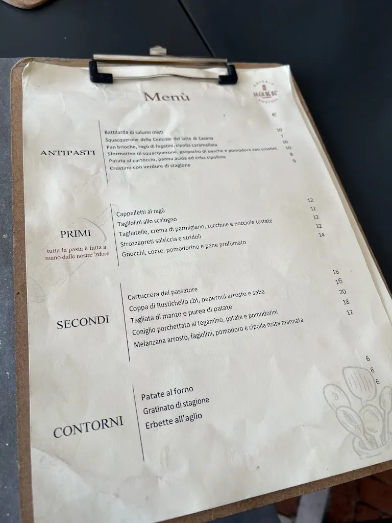 Menu_Ca’ de Bè Osteria Enoteca_Bertinoro_image_3