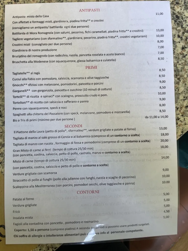 Menu_Osteria Della Serafina_Bertinoro_image_2