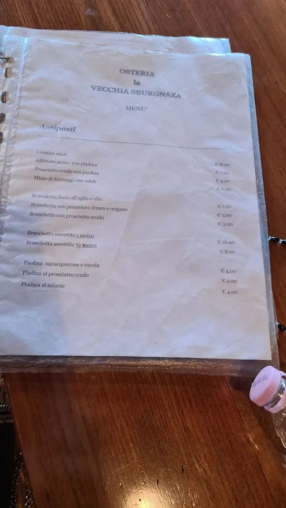 Menu_Osteria La Vecchia Sburgnaza_Bertinoro_image_3