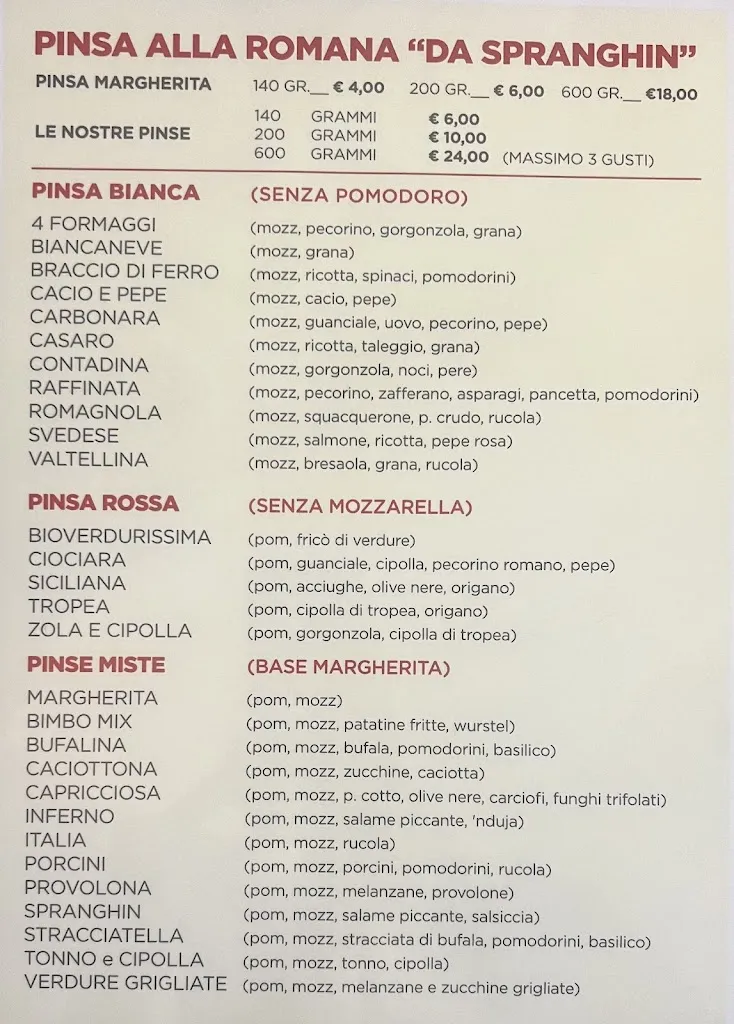 Menu_Pinsa alla Romana da Spranghin_Bertinoro_image_2