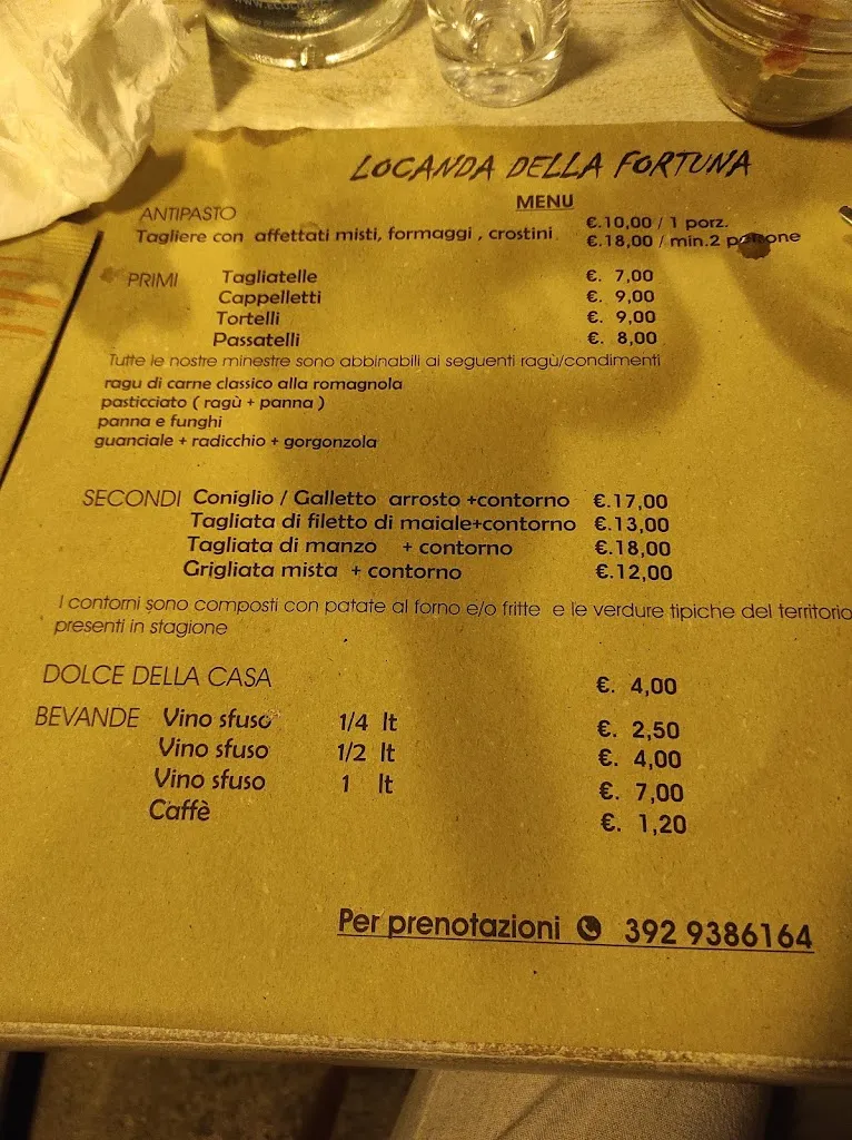 Menu_Locanda della Fortuna_Bertinoro_image_2