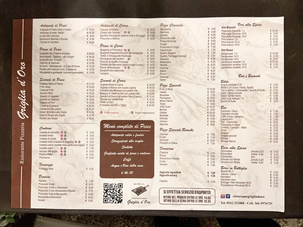 Menü_Ristorante La Griglia D'Oro di Bellaria Igea Marina_Bellaria-Igea Marina_Bild_2