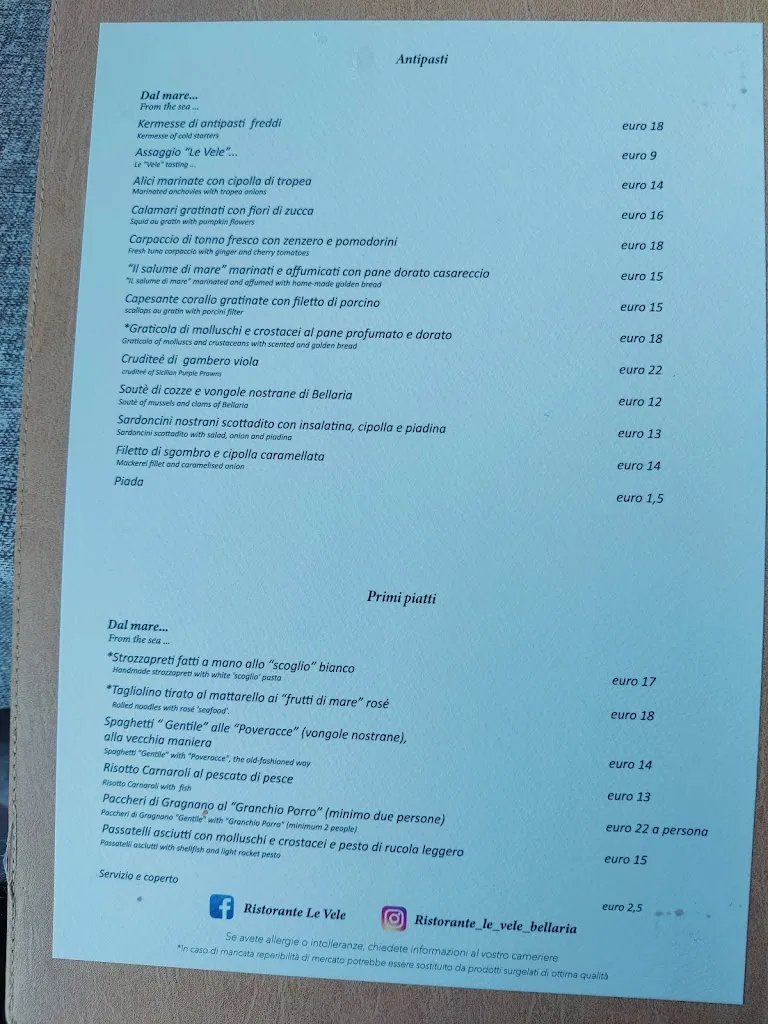 Menu_Ristorante Le Vele_Bellaria-Igea Marina_image_1