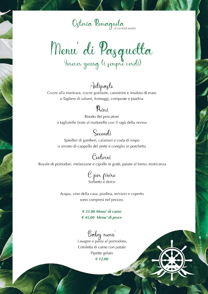 Menu_Osteria Romagnola 