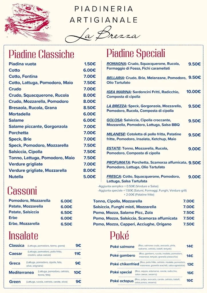 Menu_Piadineria e Cucina La Brezza_Bellaria-Igea Marina_image_2