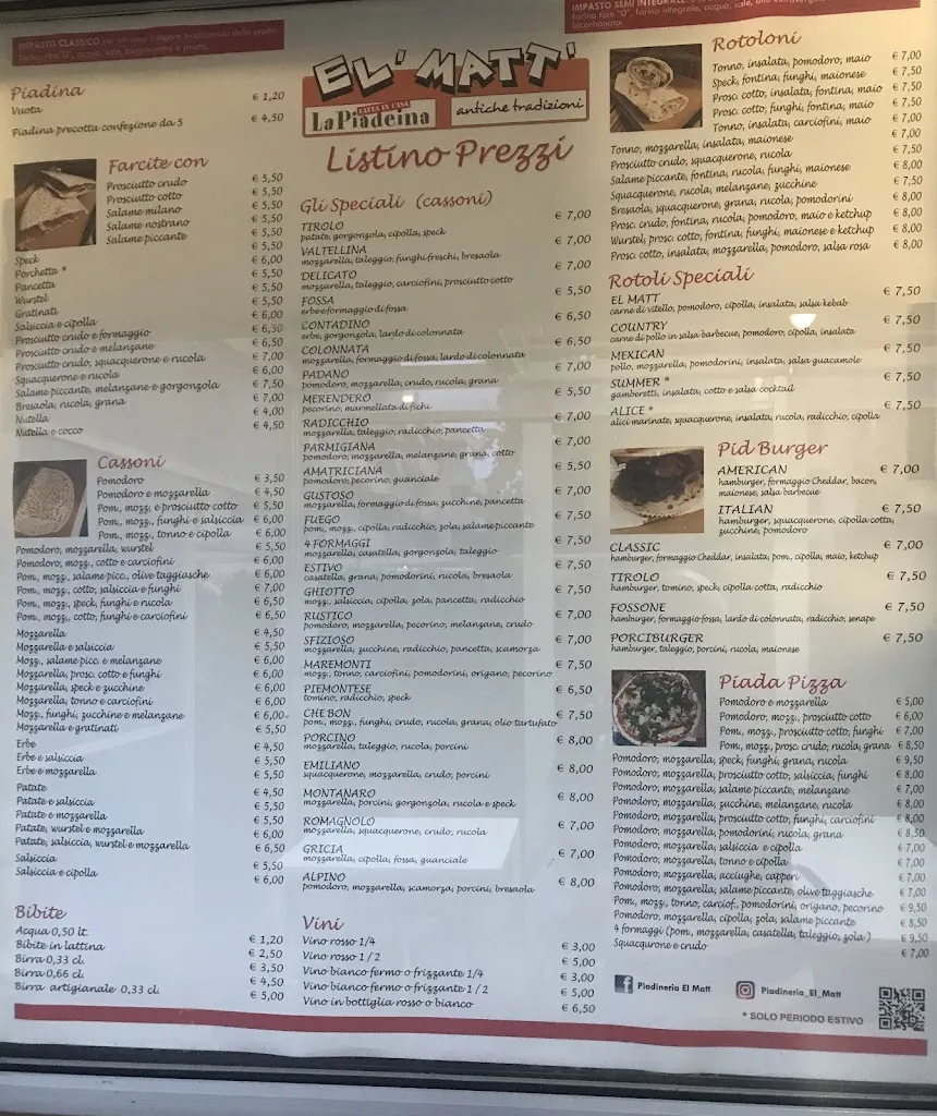 Menu_El Matt Piadina & Crescioni_Bellaria-Igea Marina_immagine_2