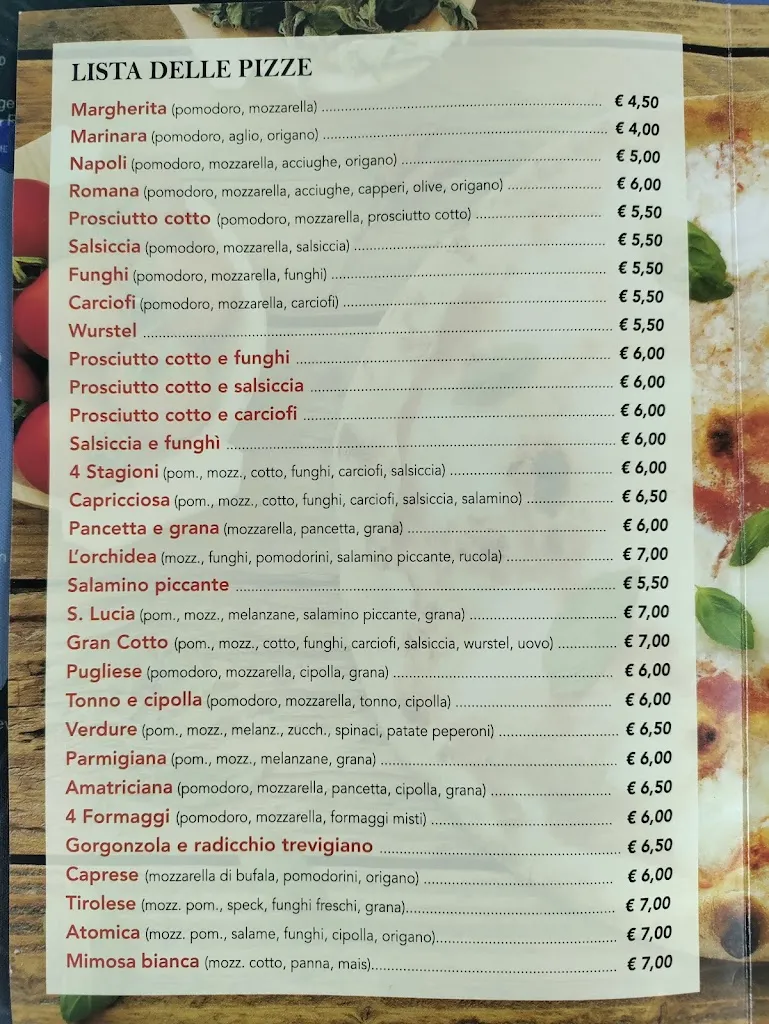 Menu_Pizzeria Santa Lucia_Bomporto_image_1
