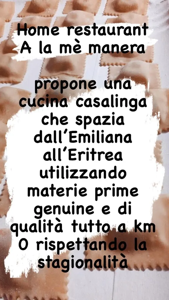 Home restaurant *A La Mè Manera* Bibbiano via Amendola 17 RE_Bibbiano_slider_image_2