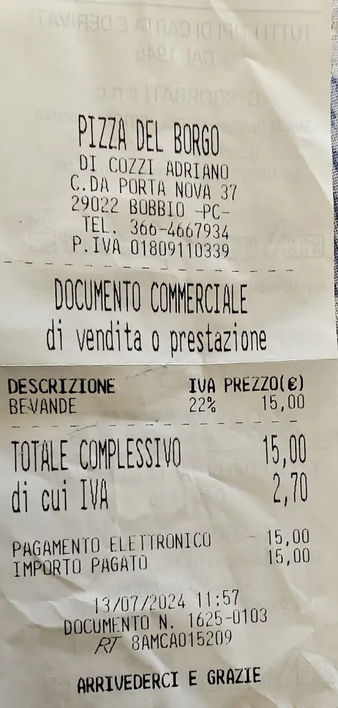 Gabriele Marani_La Pizza del Borgo_Bobbio_review