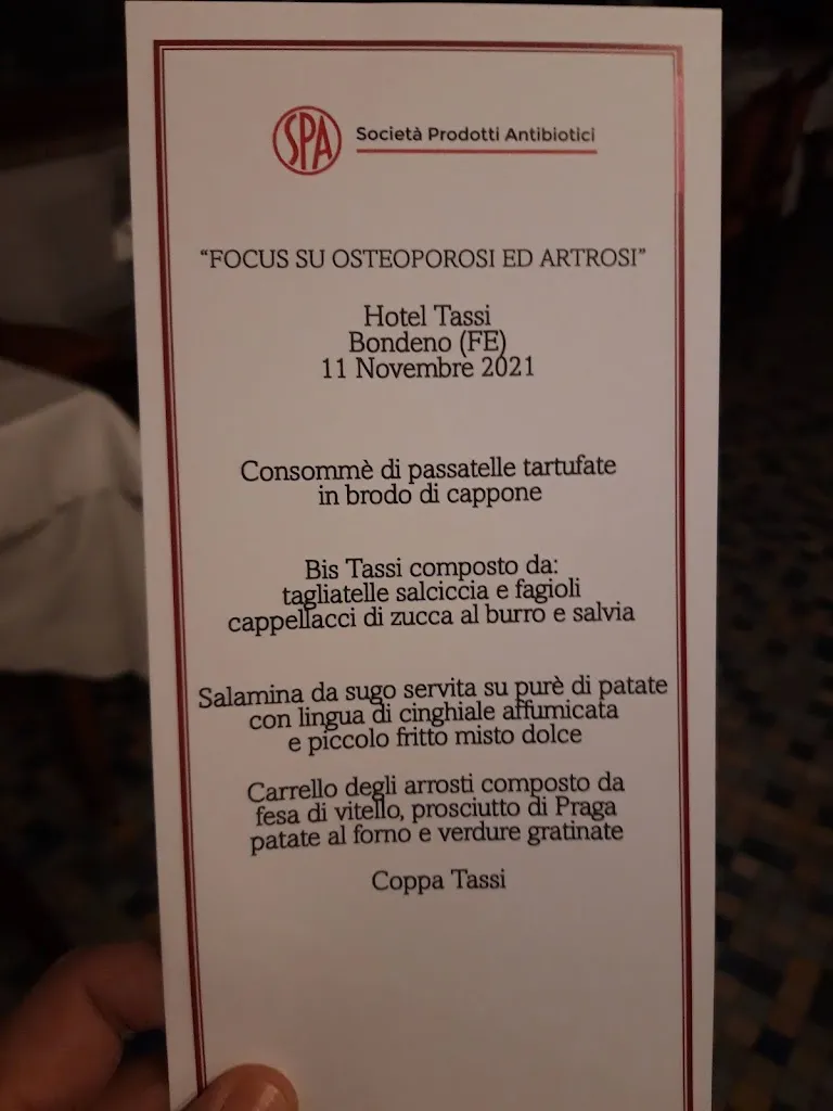 Menu_Ristorante Hotel Tassi_Bondeno_image_1