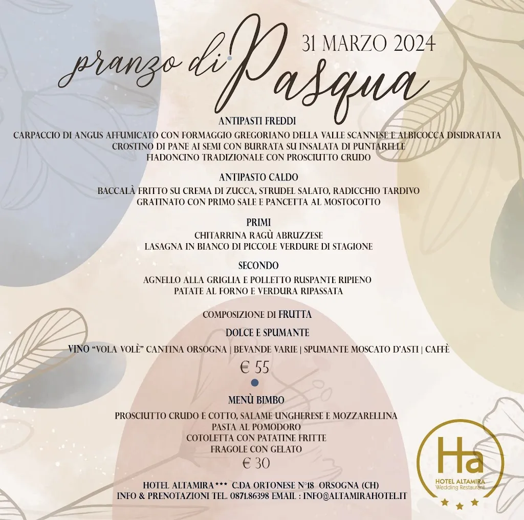 Menu_Ristorante Altamira Hotel_Orsogna_image_1