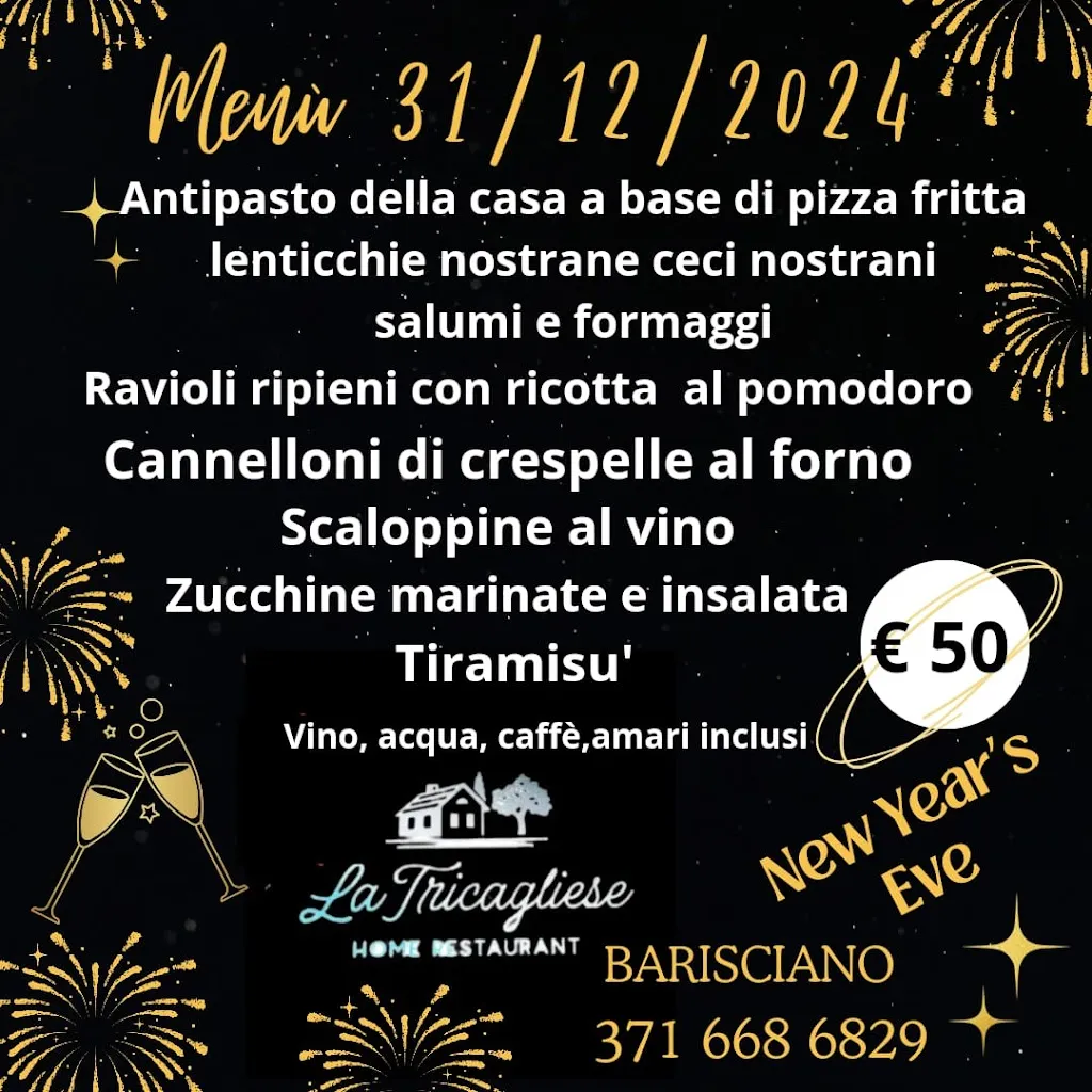 Menu_La Tricagliese home restaurant_Barisciano_image_2