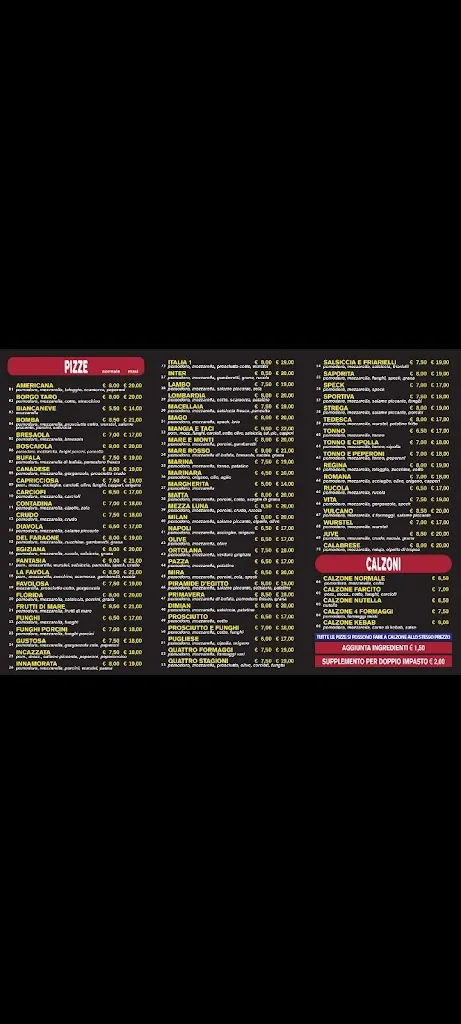 Menu_Pizzeria la favola di borgo val di Taro_Borgo Val di Taro_image_1