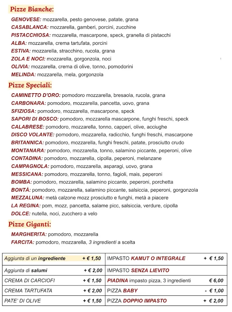 Menu_Pizzeria Al Caminetto Bosco Mesola_Bosco Mesola_image_1