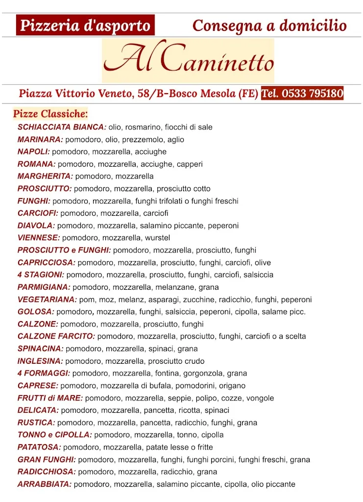 Menu_Pizzeria Al Caminetto Bosco Mesola_Bosco Mesola_image_2