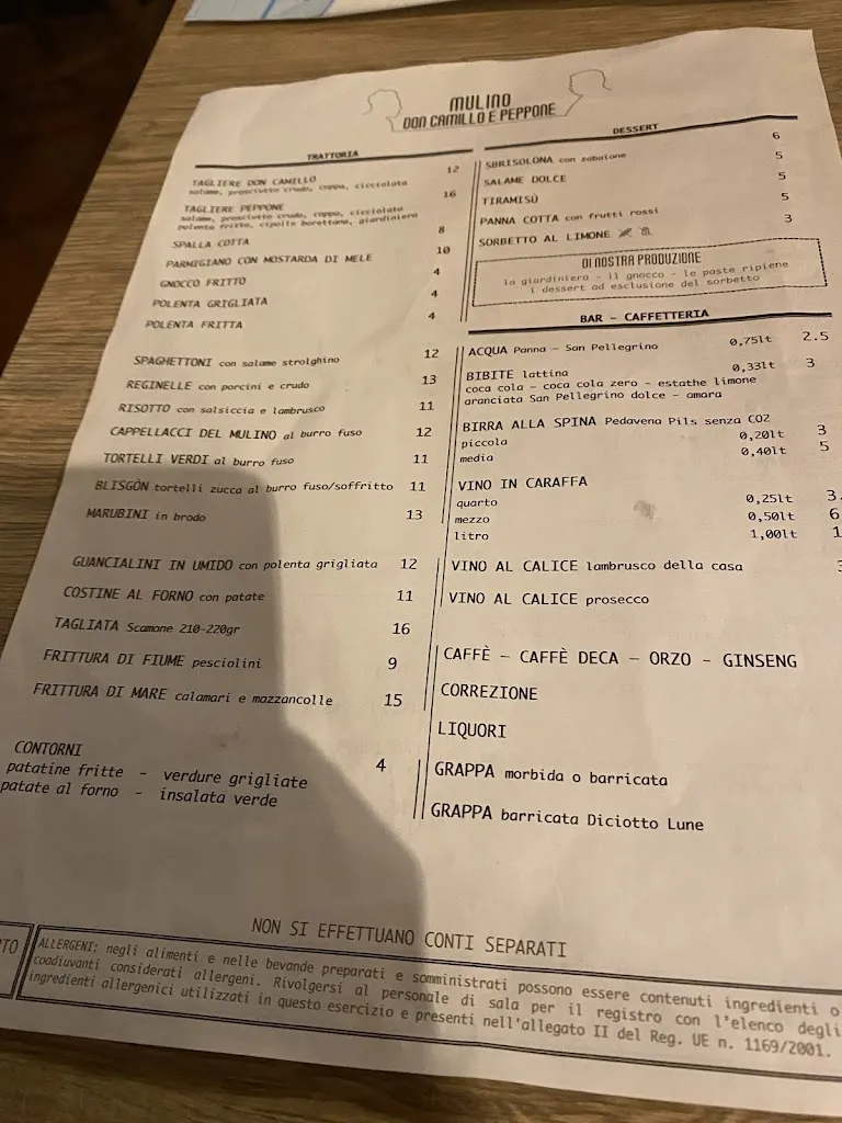 Menu_Trattoria Don Camillo Locanda Peppone_Brescello_image_1