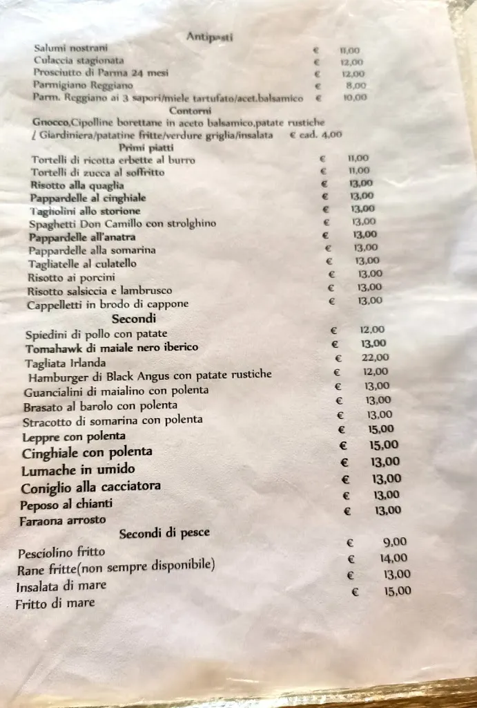 Menu_Trattoria Don Camillo Locanda Peppone_Brescello_image_3