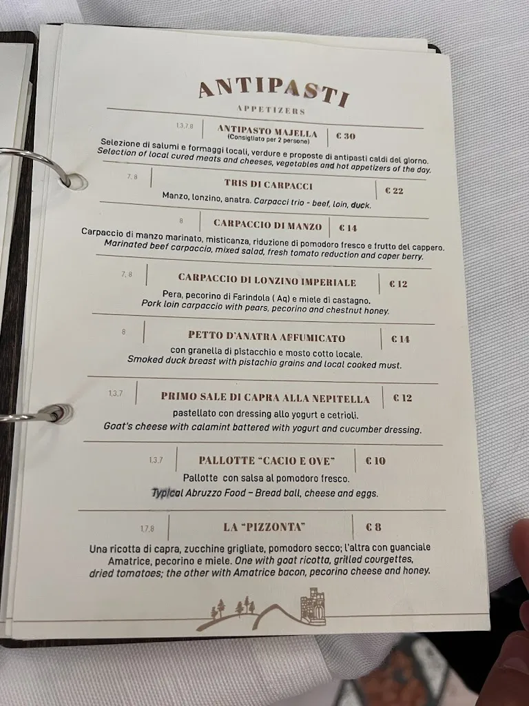 Menu_Ristorante Pizzeria Majella_Pacentro_image_4