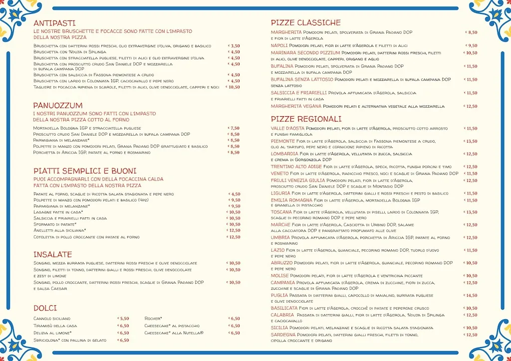 Menu_Pizzium - Bolzano_Borzano_immagine_1