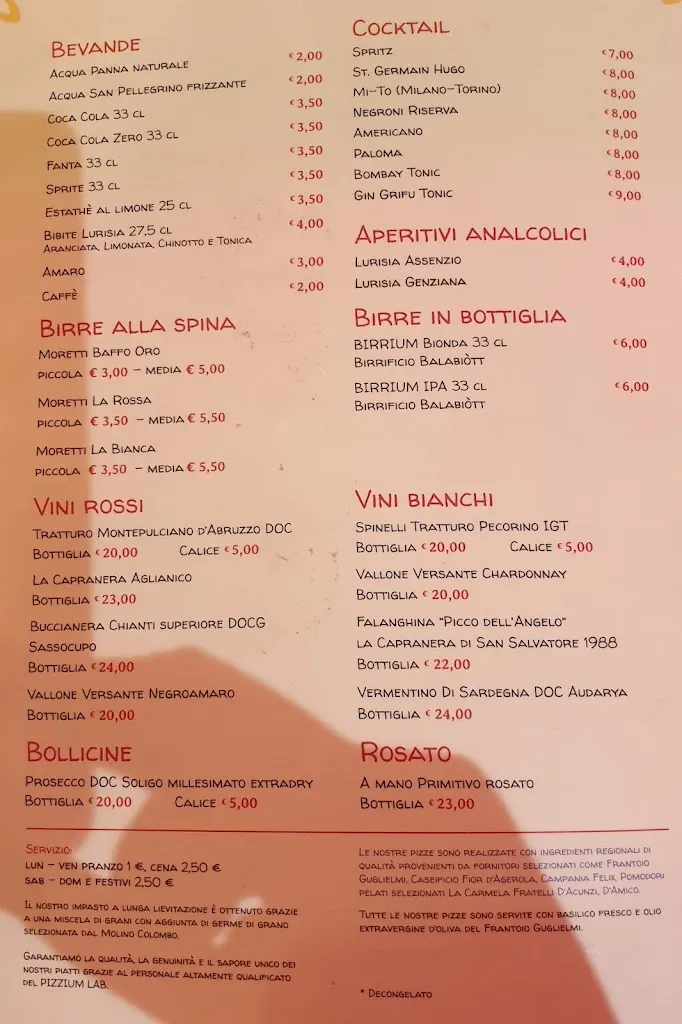 Menu_Pizzium - Bolzano_Borzano_immagine_2