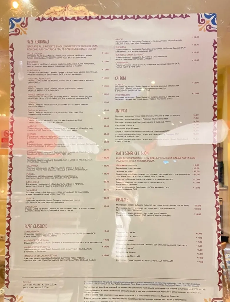 Menu_Pizzium - Bolzano_Borzano_immagine_3