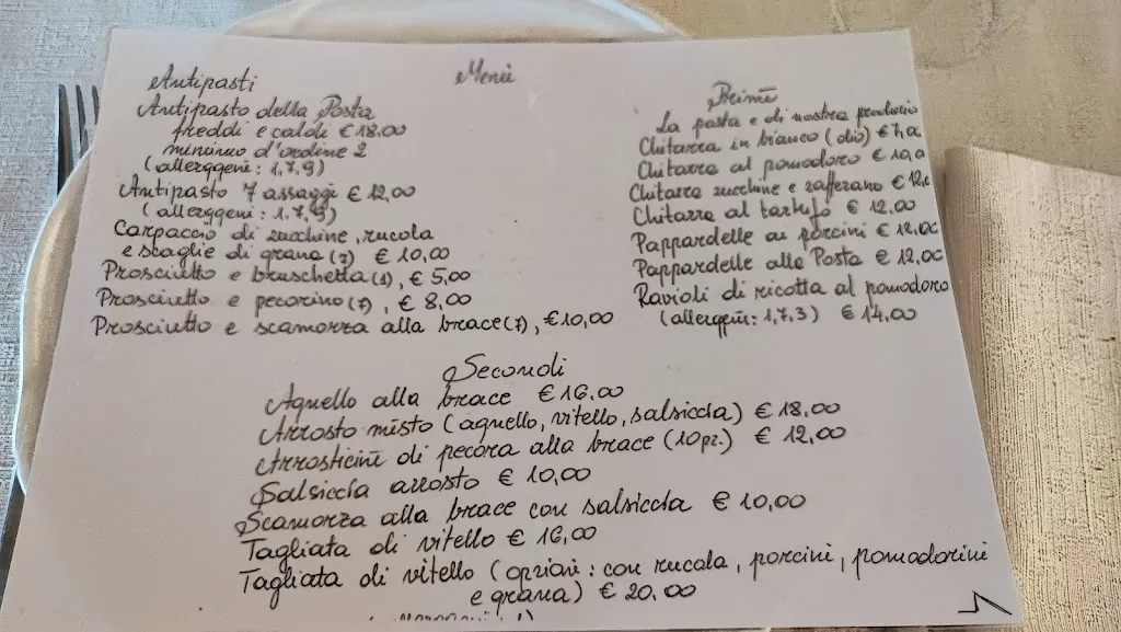 Menu_Posta Pacentrana_Pacentro_image_1