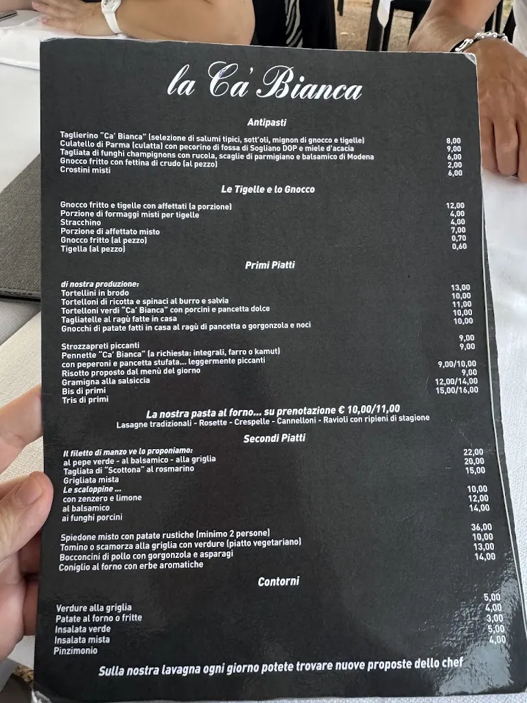 Menu_La Ca' Bianca Ristorante Pizzeria_Ca' di Sola_image_3
