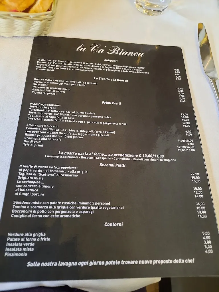 Menu_La Ca' Bianca Ristorante Pizzeria_Ca' di Sola_image_4