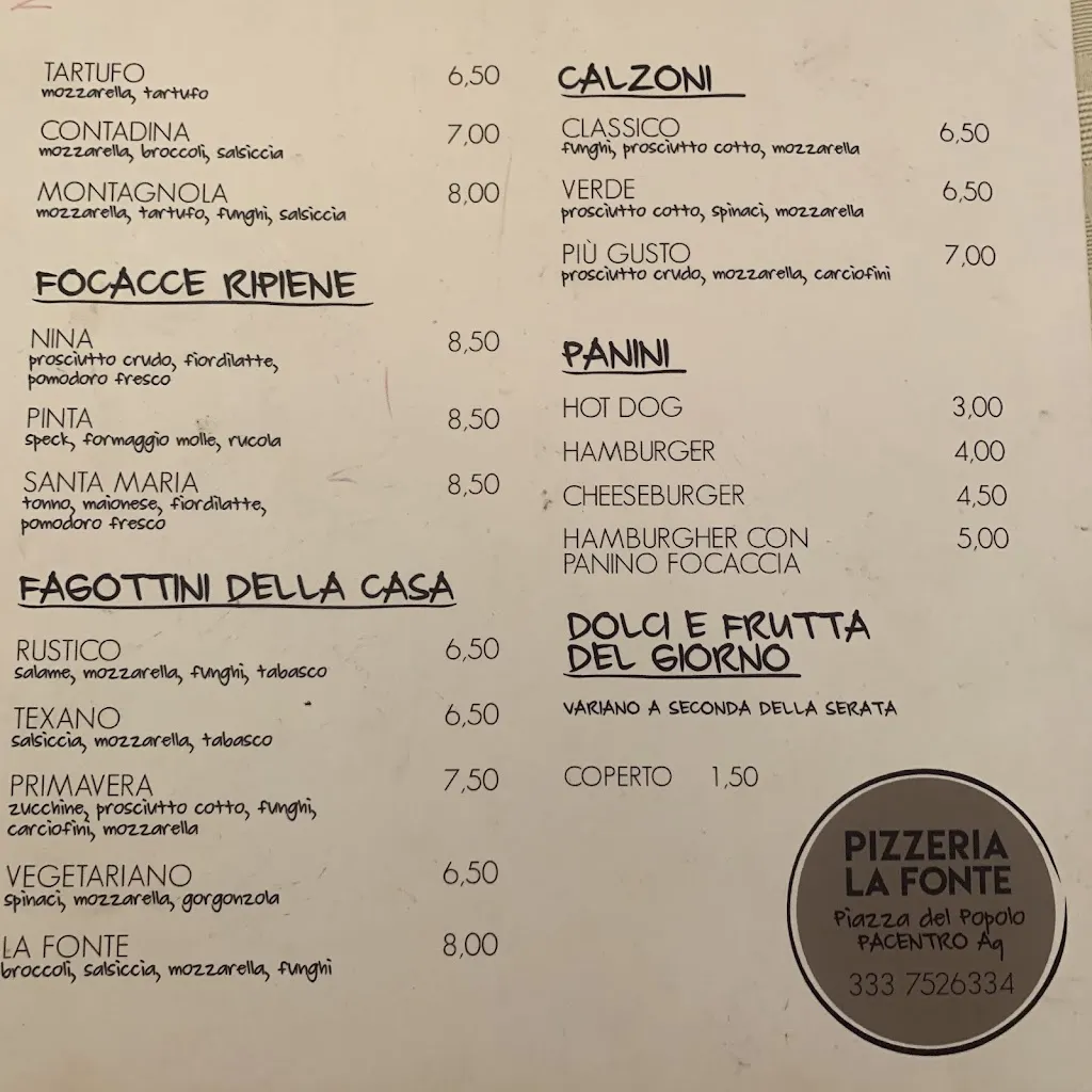 Menu_Pizzeria La Fonte_Pacentro_immagine_2