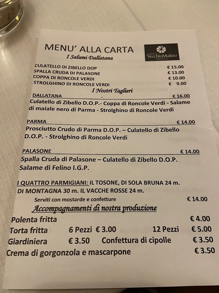 Menu_Ristorante Osteria Vecchio Mulino Dallatana_Busseto_image_1