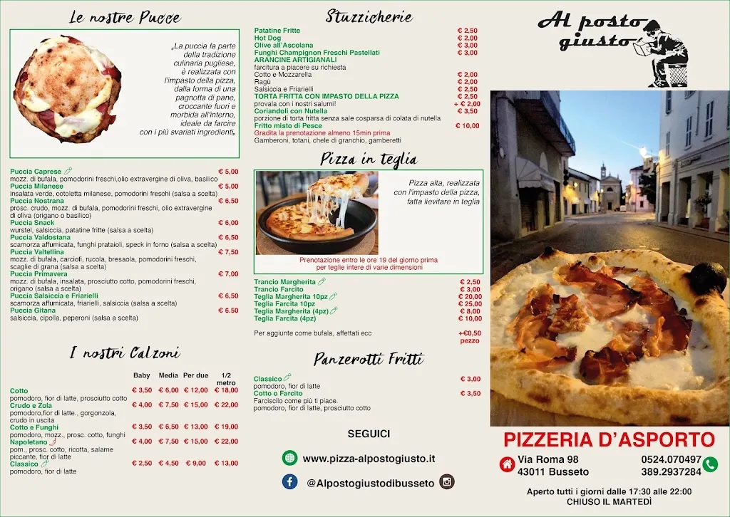 Menu_Pizzeria Al posto Giusto_Busseto_image_2