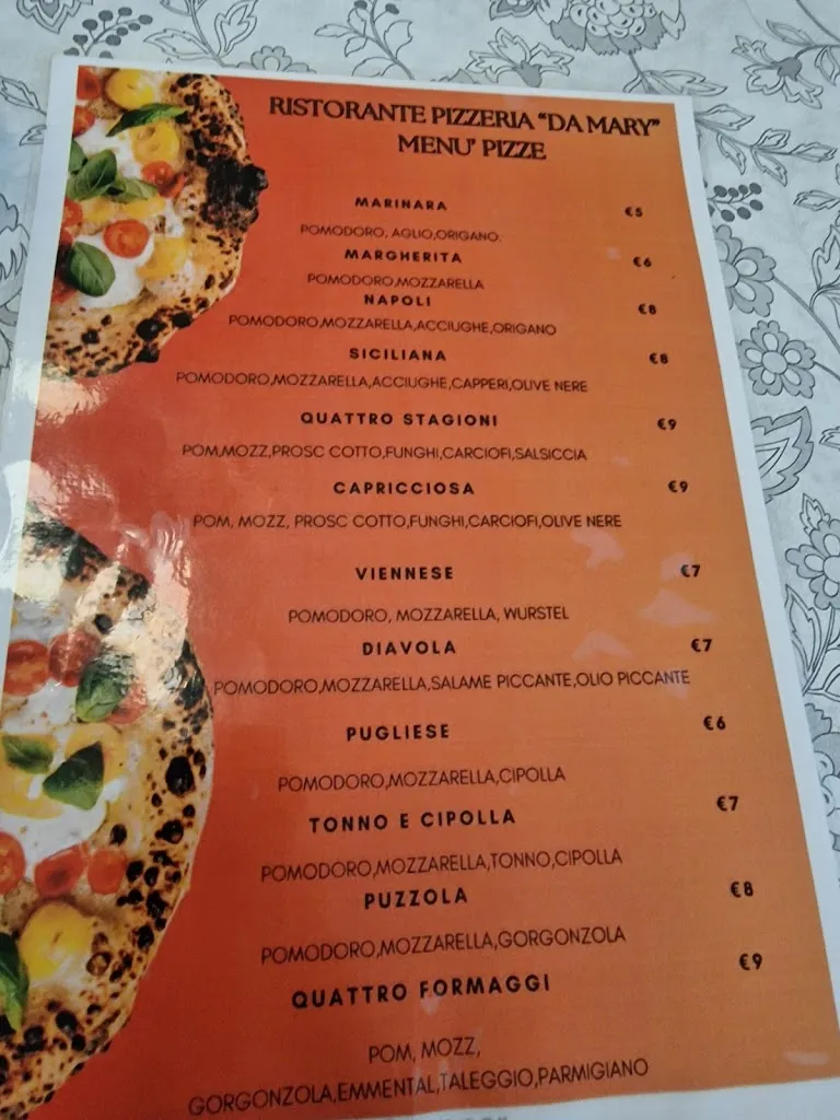 Menu_Ristorante Pizzeria 