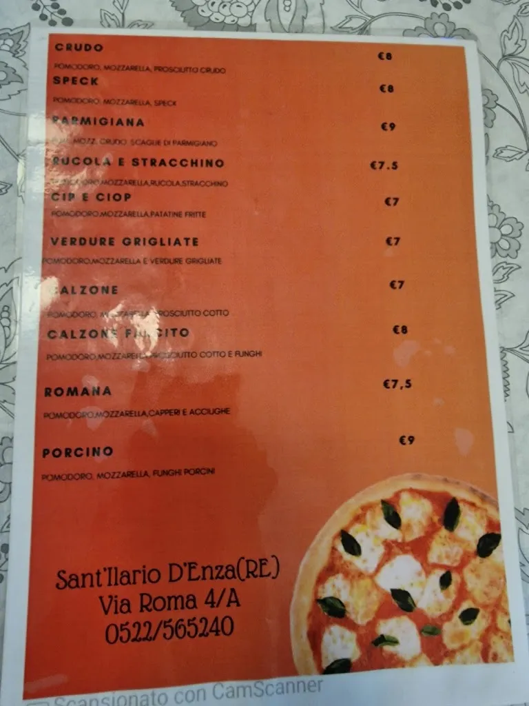 Menu_Ristorante Pizzeria 