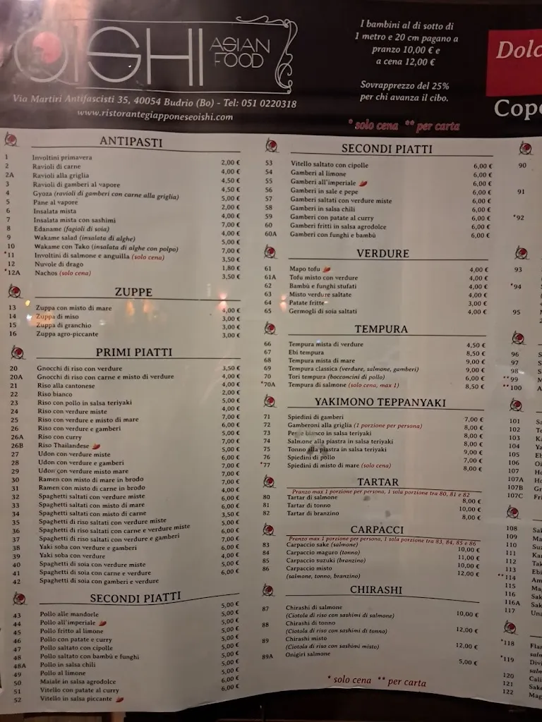 Menu_Ristorante Giapponese Oishi_Budrio_image_1