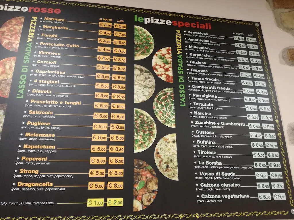 Menu_Pizzeria l'Asso di Spada di Seghini Giorgia C. Snc_Pagliare_image_2