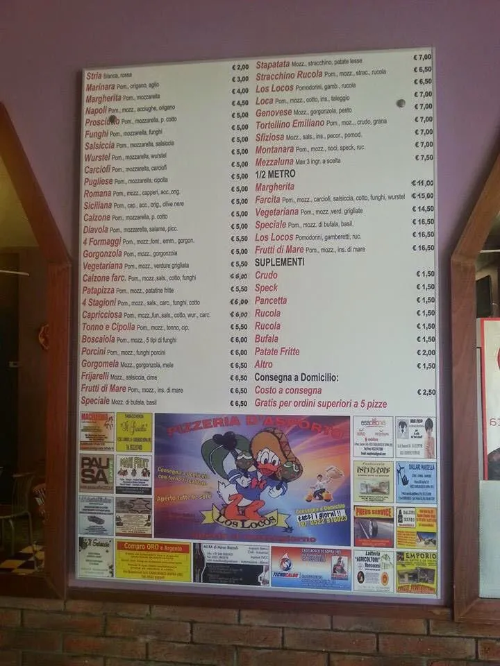 Menu_Pizzeria los locos_Cadelbosco di Sotto_image_2