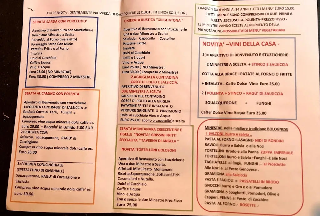 Menu_La Taverna Di Angela Home Restaurant_Calderino_image_1