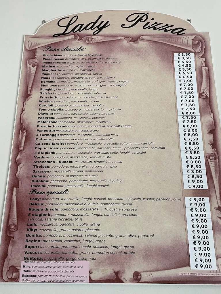 Menu_Pizzeria Da Asporto - Lady Pizza_Calderino_image_1