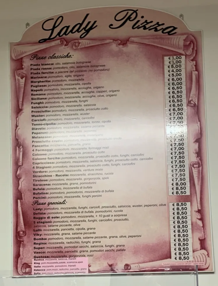 Menu_Pizzeria Da Asporto - Lady Pizza_Calderino_image_2