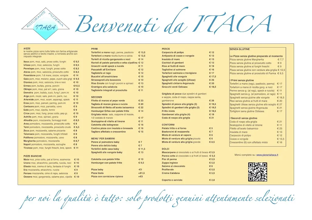 Menu_Ristorante Pizzeria Itaca_Calderara di Reno_image_1
