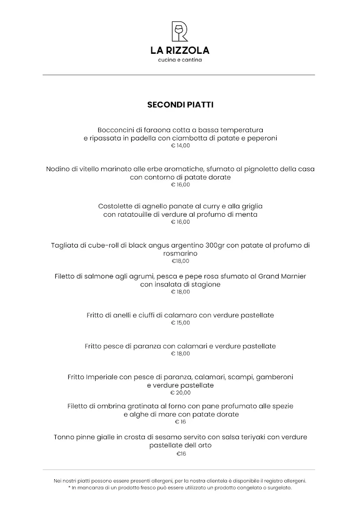 Menu_La Rizzola Cucina e Cantina_Calderara di Reno_image_2