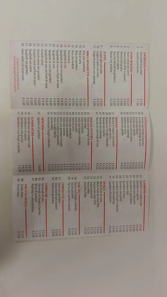 Menü_ROSTICCERIA CINESE HONG KONG_Calderara di Reno_Bild_2