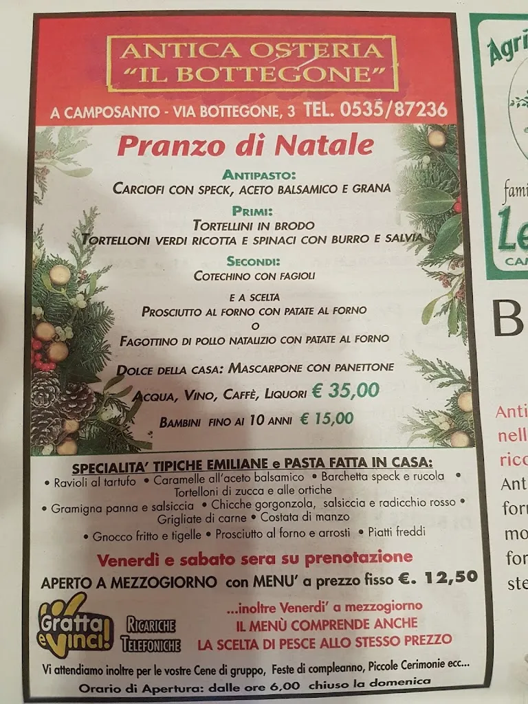 Menu_Antica Osteria Il Bottegone_Camposanto_image_1
