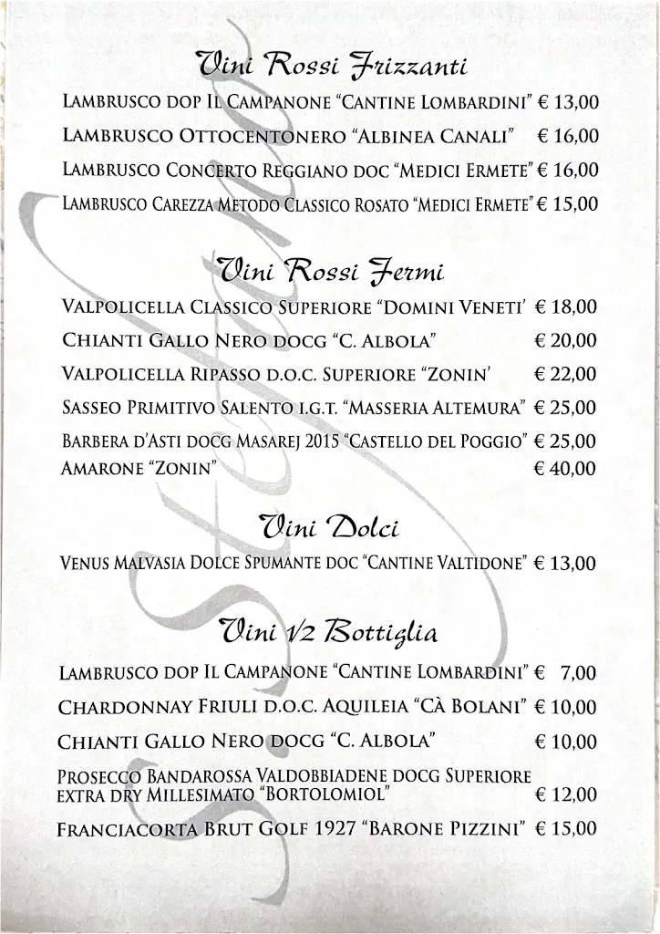 Menü_Ristorante Pizzeria S. Stefano_Campagnola Emilia_Bild_3