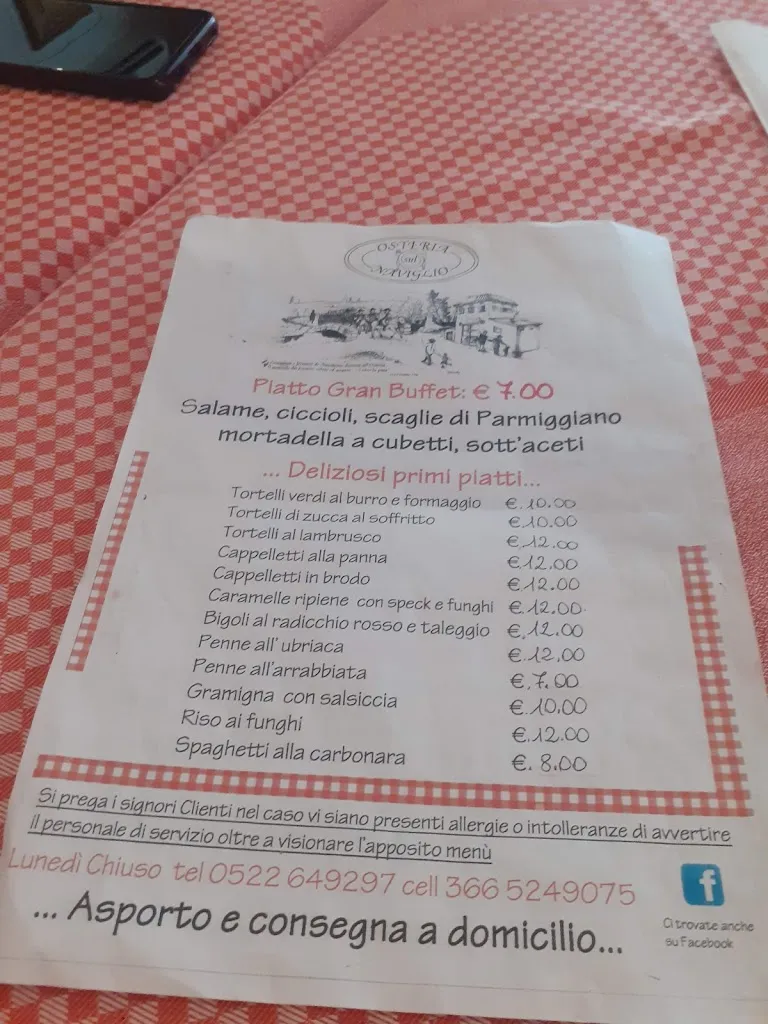 Menu_Osteria Sul Naviglio_Campagnola Emilia_image_2