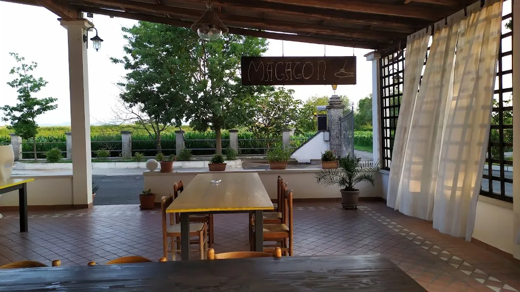 Trattoria Magaton sul Po restaurant in Caorso