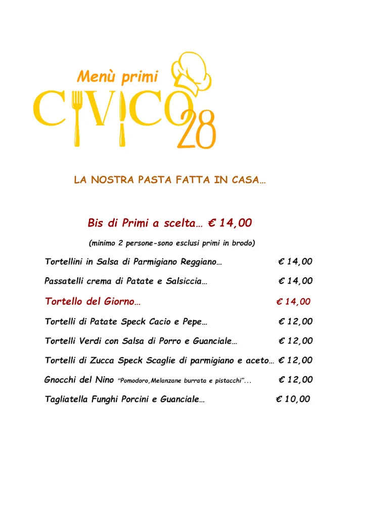 Menu_Civico28 RISTORANTE E TORTELLERIA_Campogalliano_image_3