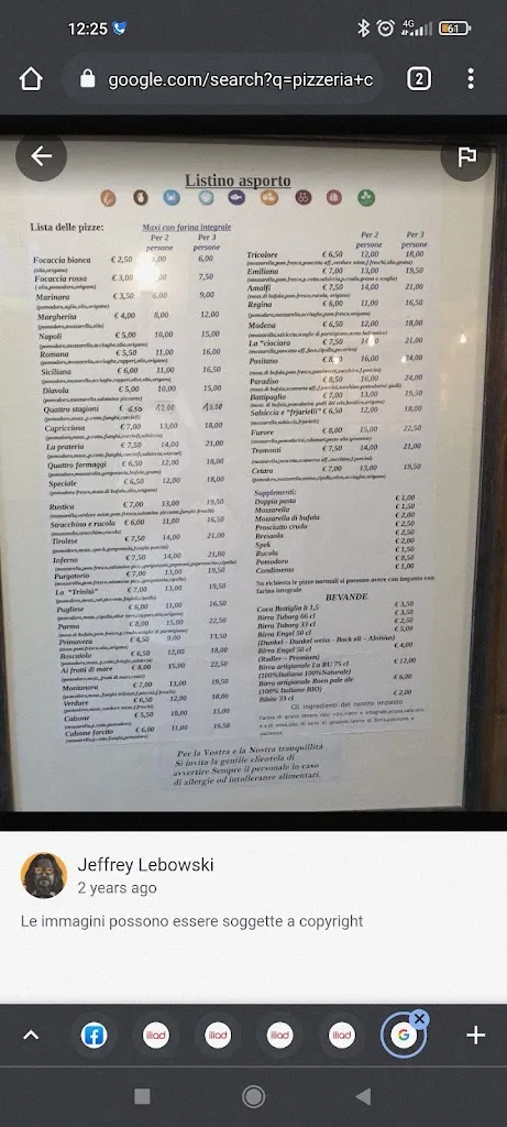 Menu_Pizzeria La Prateria Ristorante_Campogalliano_image_1